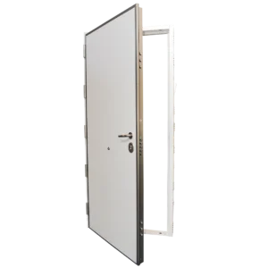 Puerta acorazada blanca certificada grado RC5