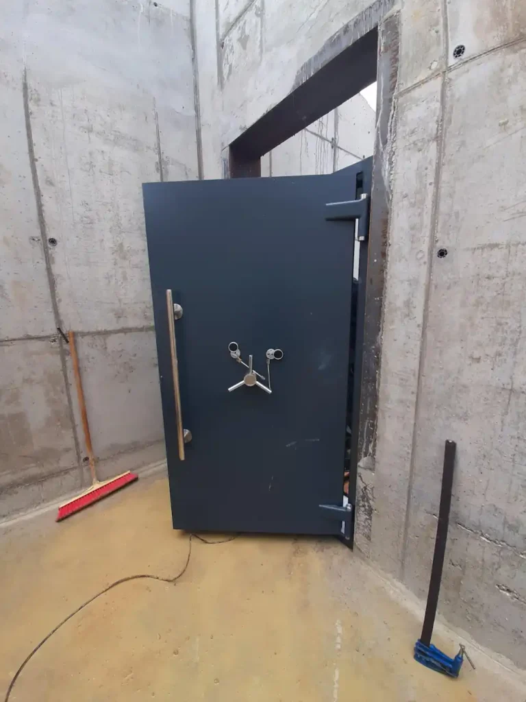 Tipo de puerta una puerta anti explosion instalada en entornos críticos