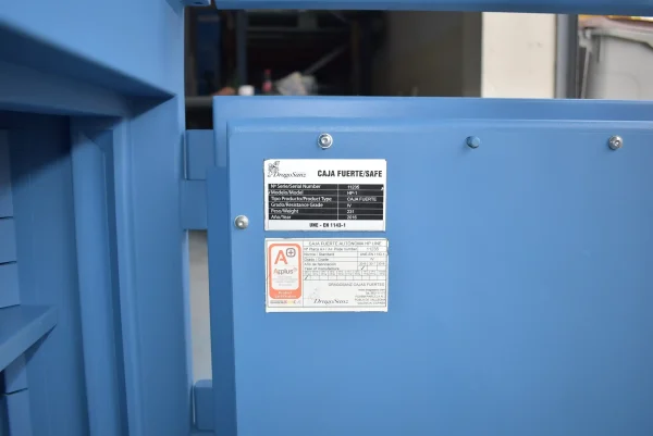 Certificado de seguridad grado IV caja inferior Dragosanz HP Duo con ranura