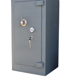 Caja fuerte fichet seminueva gris