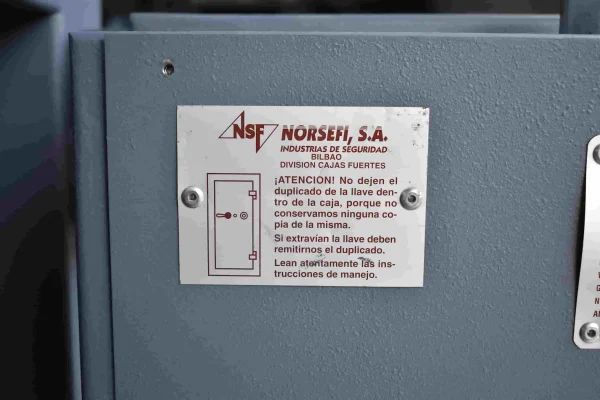 Caja Fuerte Norsefi CF3004 Grado VI UNE EN 1143-1:1998 - Imagen 6