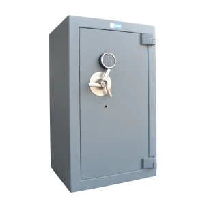 Caja Fuerte Fichet DS150RA con sistema de cierre de pomo, llave y combinación electrónica