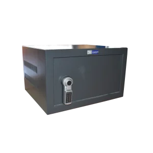 Caja fuerte para videograbador con retardo