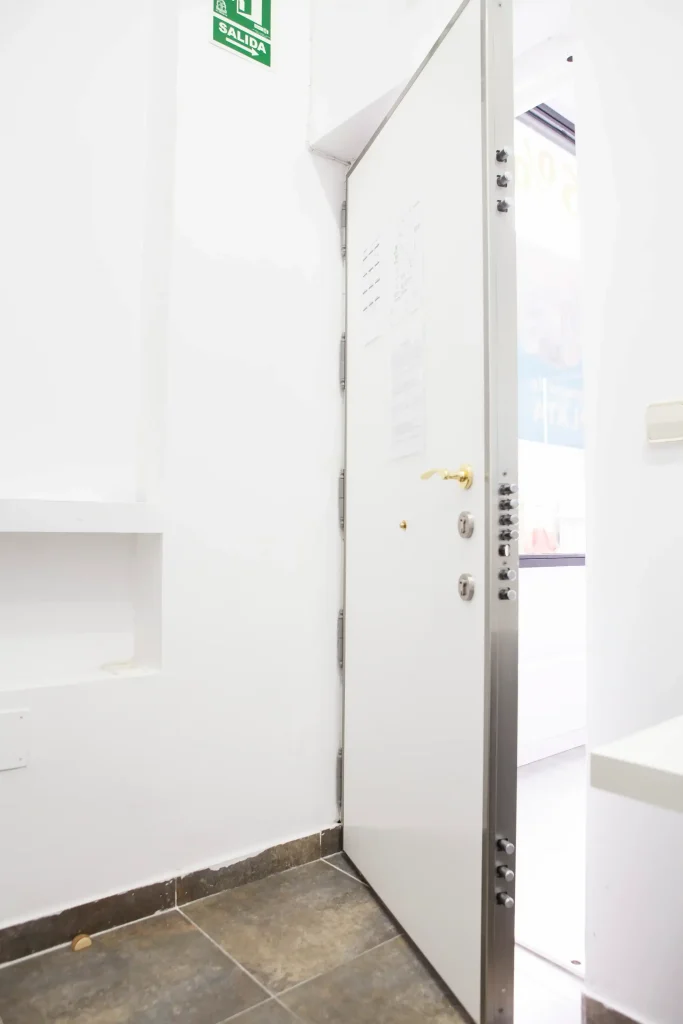 Elemento de seguridad pasiva puerta acorazada