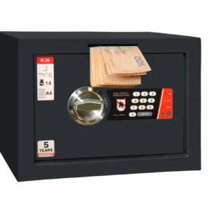 Caja fuerte con ranura para deposito de dinero