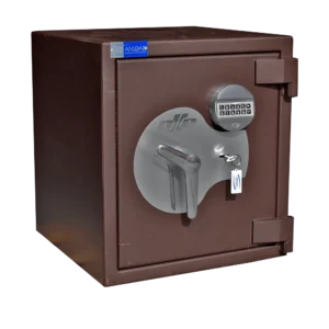 Caja fuerte homologada con cerradura de llave y combinación electronica