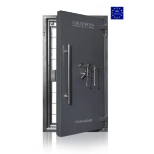 Puerta de Grado V según UNE 1143-1 con certficado europeo marca Griffon
