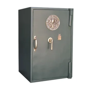 Caja fuerte de estilo vintage color verde