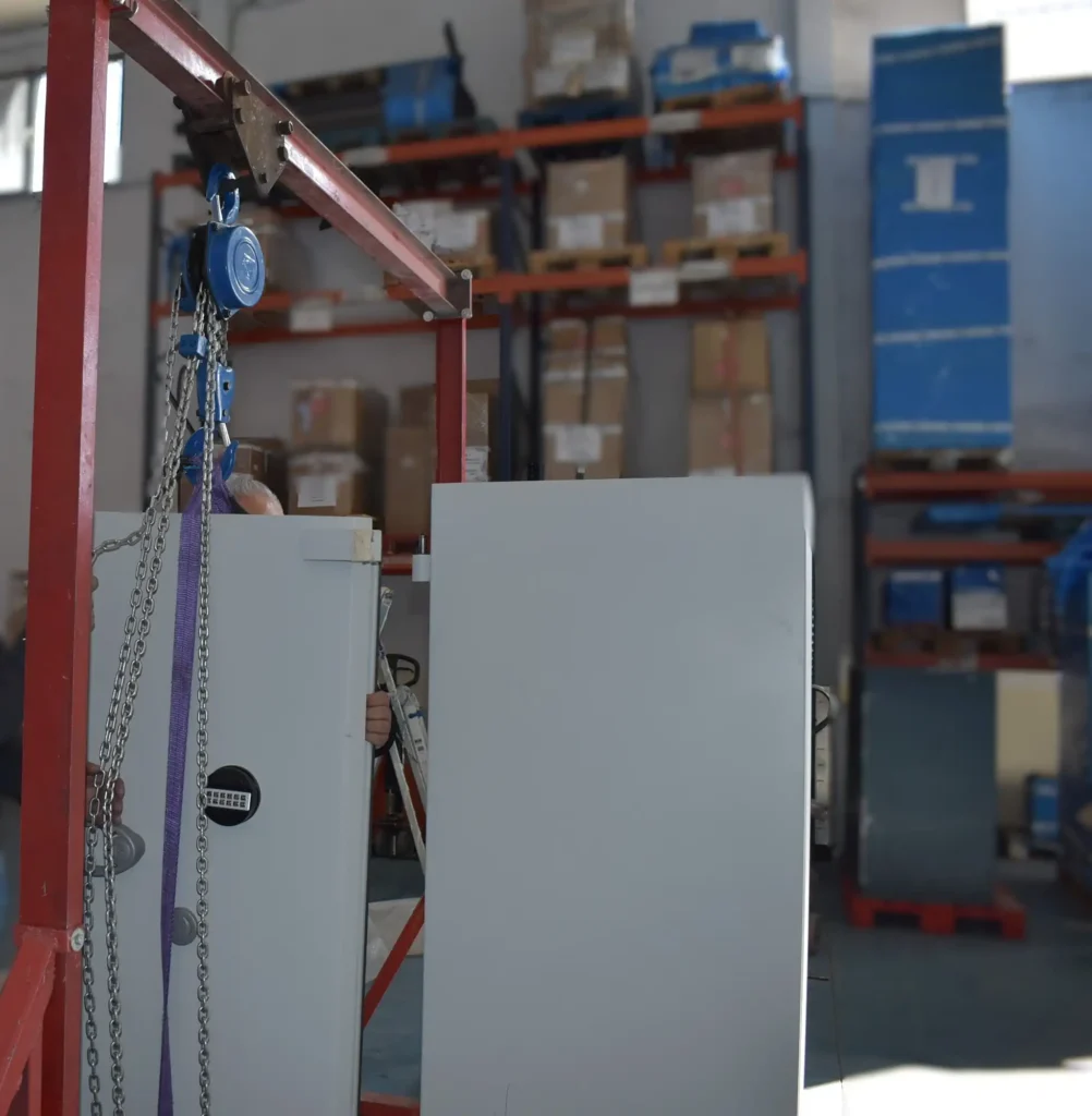 Instalación de caja fuerte desmontable para lugares de dificil acceso