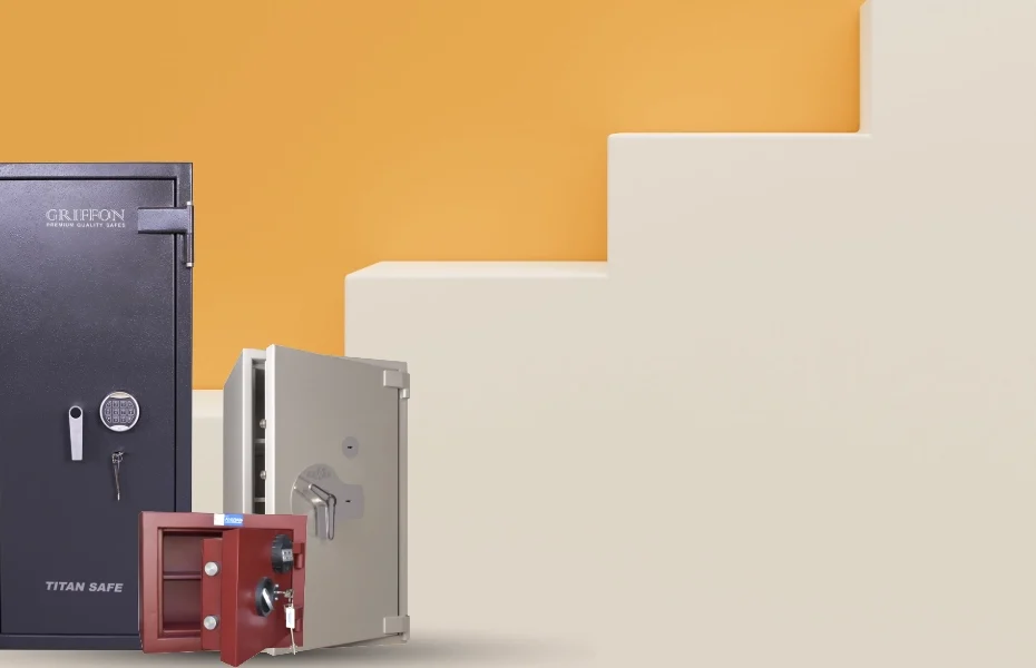 Cajas fuertes de diferenctes grados de seguridad